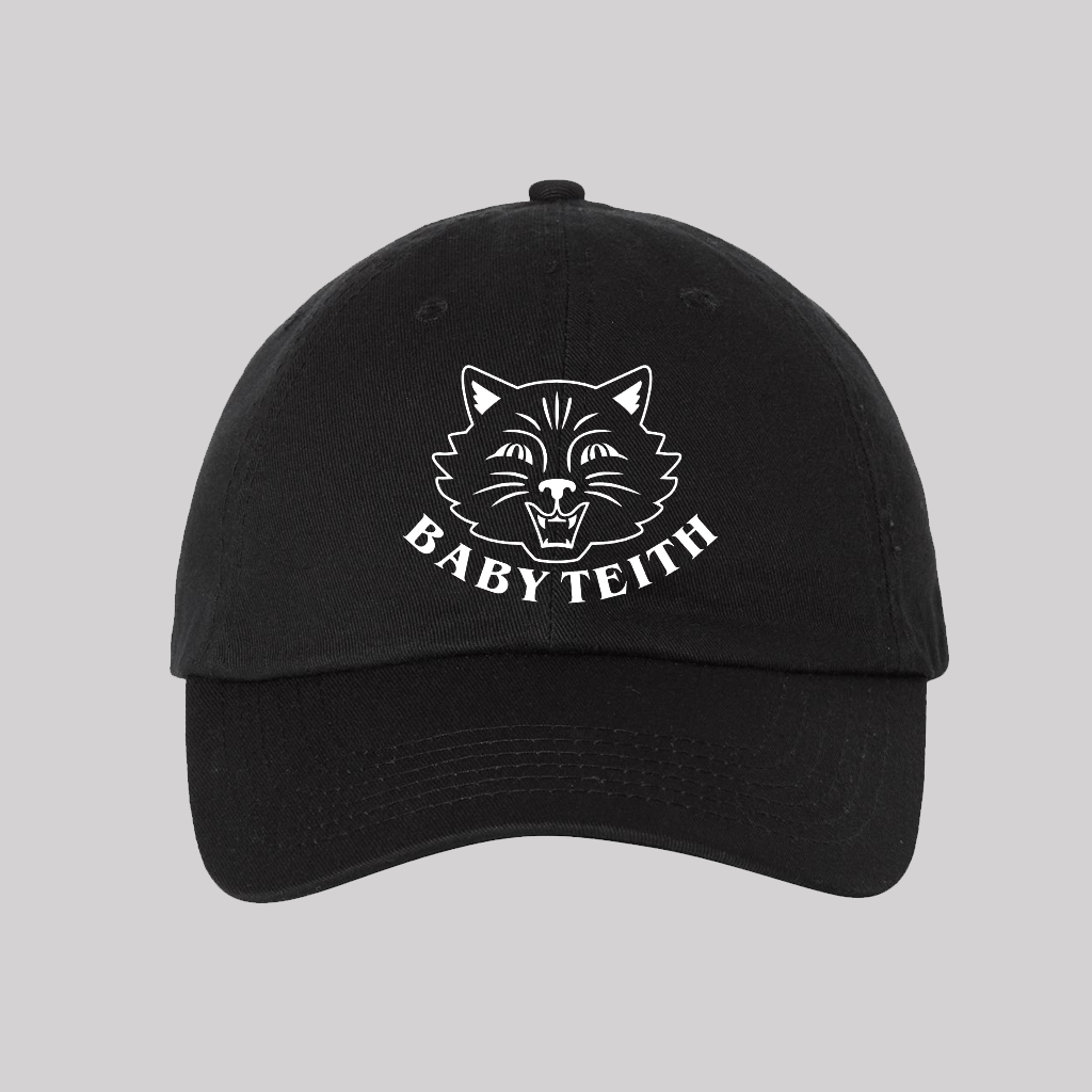 Baby Teith Black Cat Hat | Adults or Kids