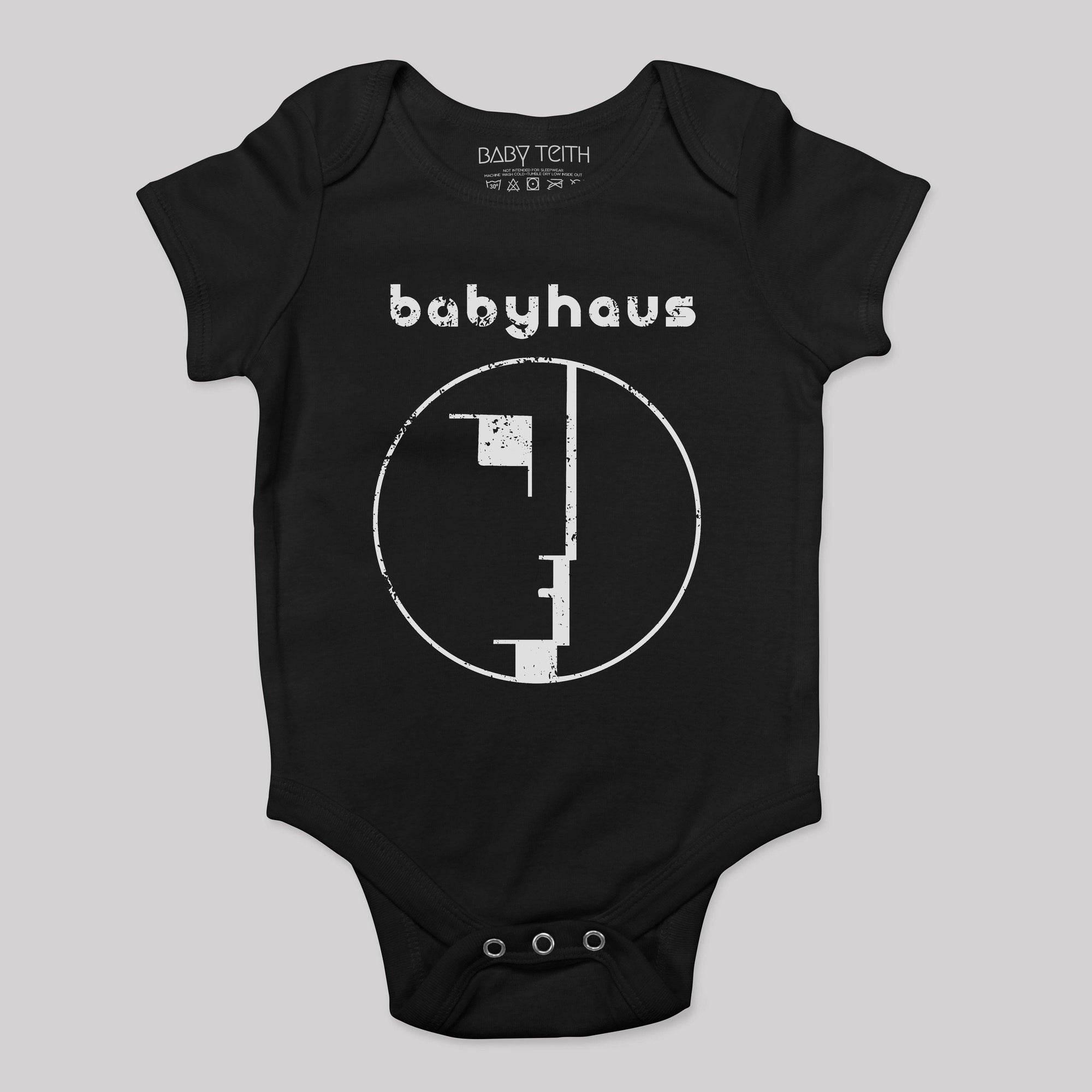 &quot;BabyHaus&quot; Baby Bodysuit Inspired by Bauhaus - Baby Teith