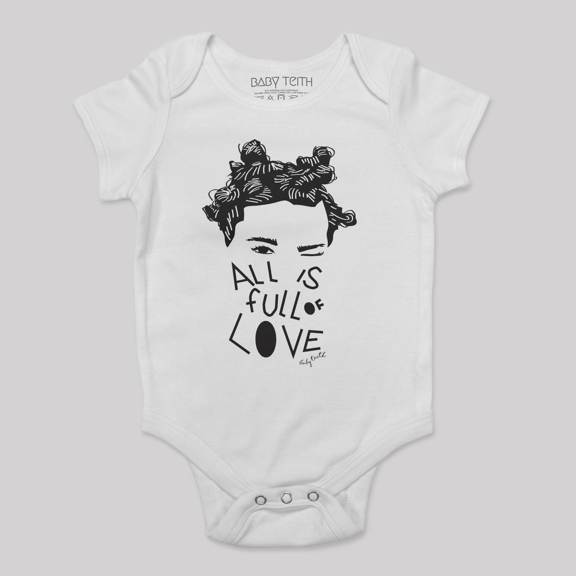 "All is Full of Love" Bodysuit - Baby Teith