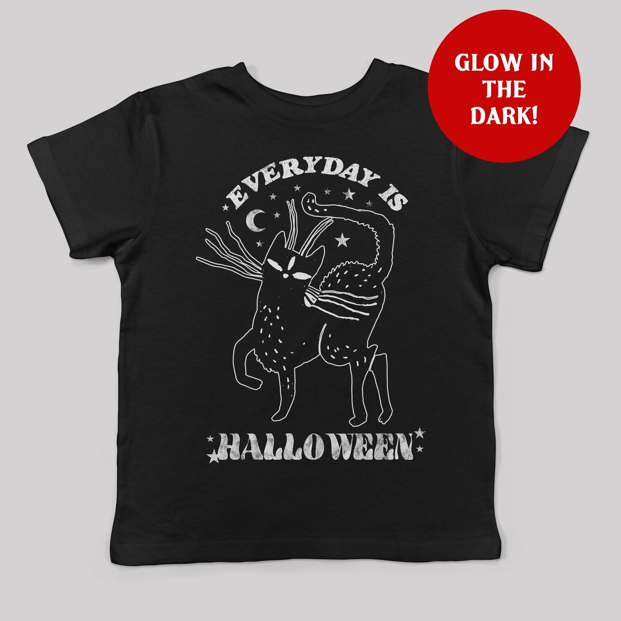 Everyday is Halloween Glow in the Dark Kids Tee - Baby Teith