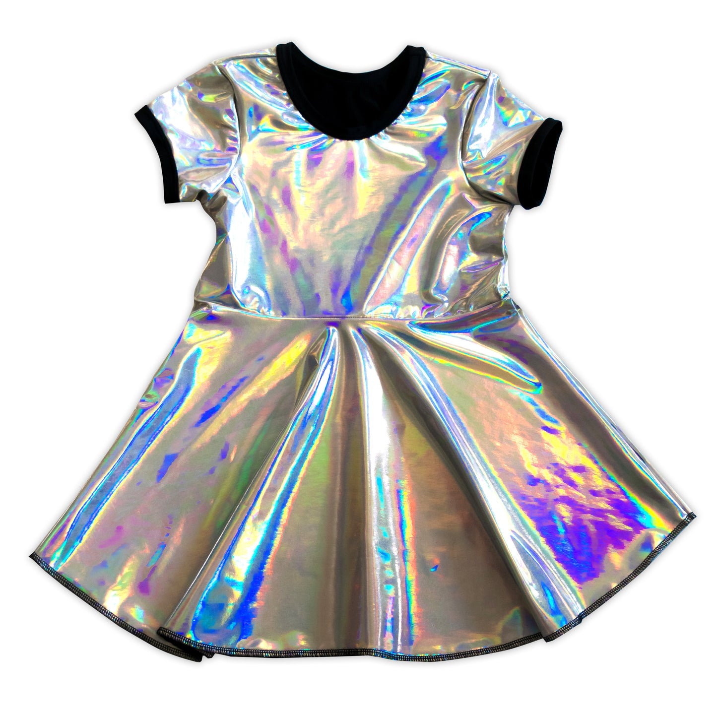 Prismatic Holosheen Skater Dress - Baby Teith