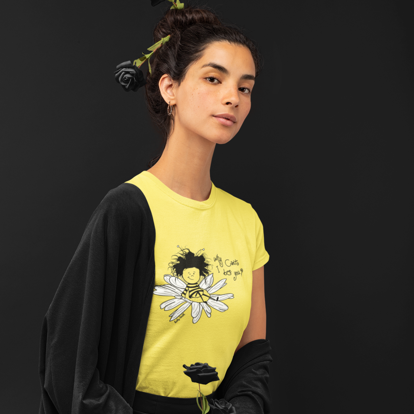 Why Can't I Bee You Unisex Crewneck for Adults - Baby Teith