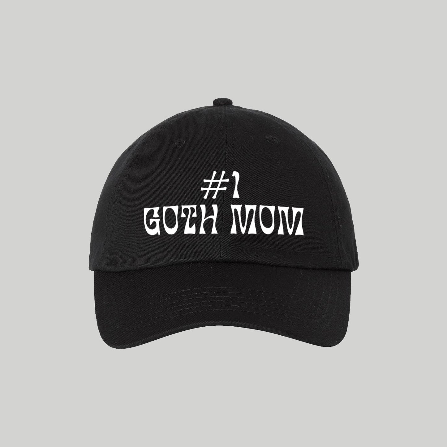 #1 Goth Mom Twill Hat - Baby Teith