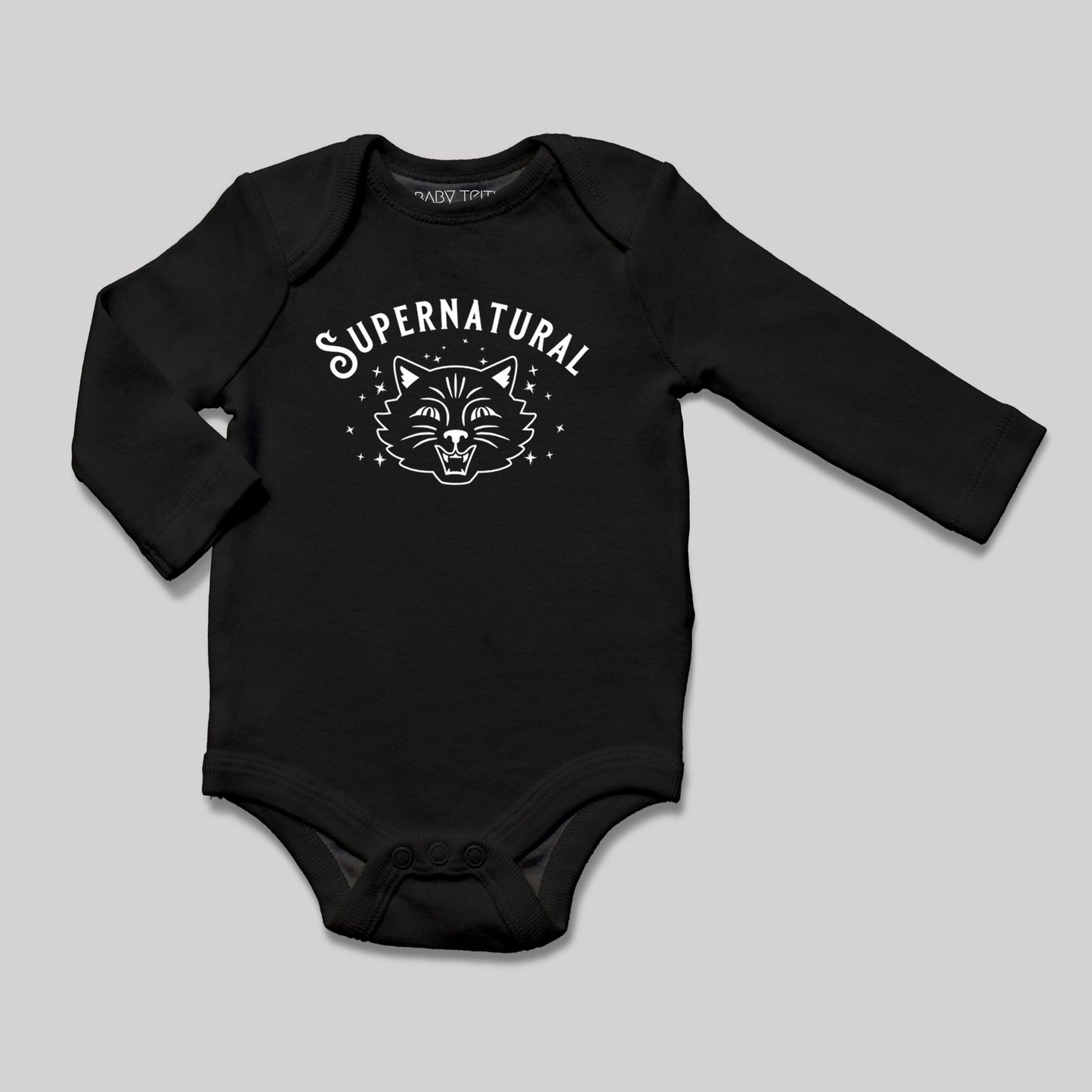 Supernatural Long Sleeve Baby Bodysuit - Baby Teith