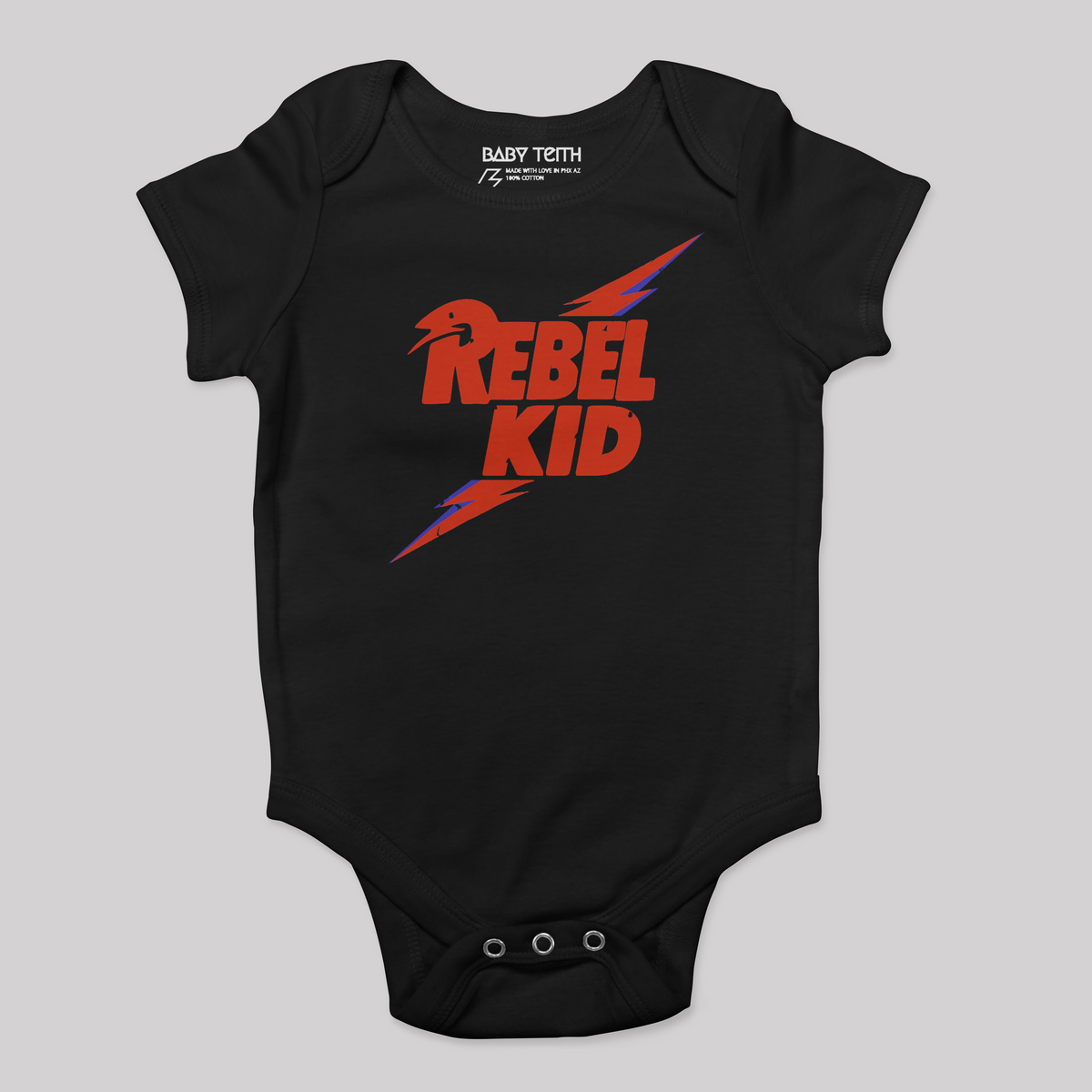 Rebel Kid Baby Bodysuit - Baby Teith