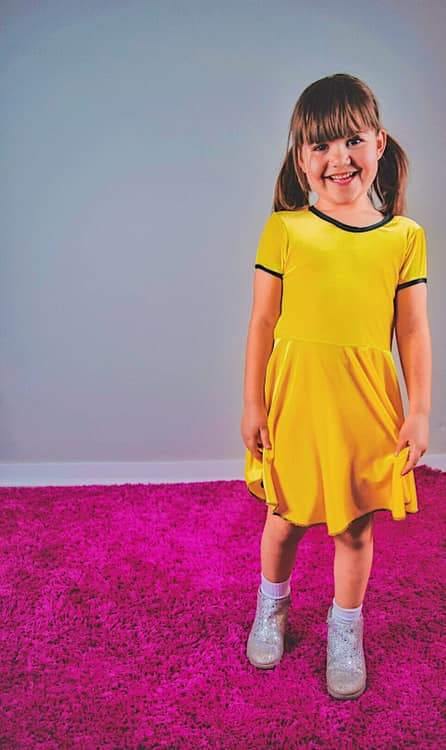 Fools Gold Velvet Dress - Baby Teith