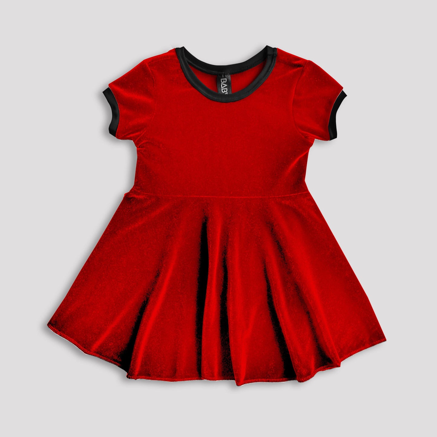 Lovesong Red Velvet Dress - Baby Teith