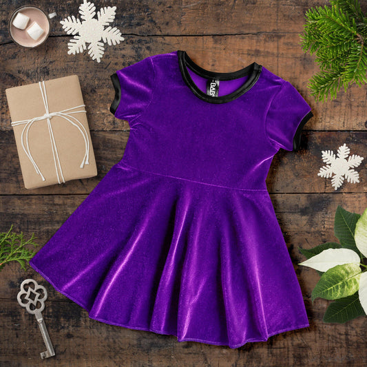 Nightingale Velvet Dress - Baby Teith
