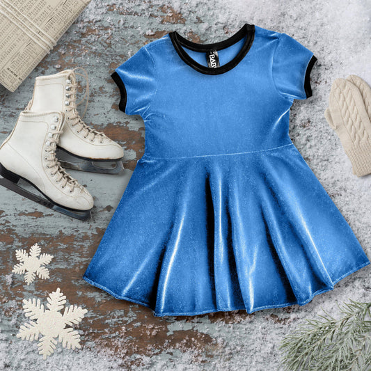 Snow Queen Velvet Dress - Baby Teith