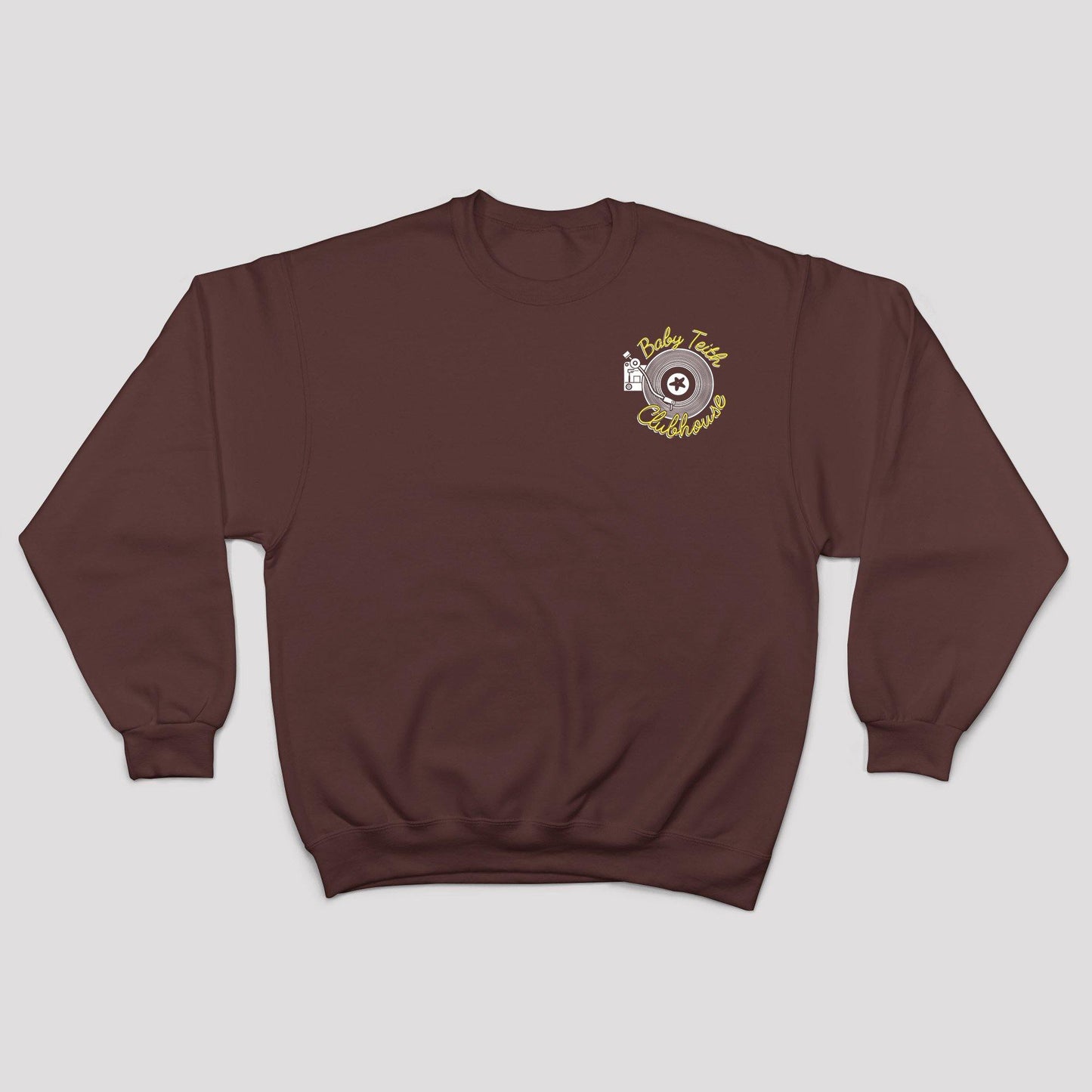 Music and Motherhood Sweatshirt in Maroon - Baby Teith