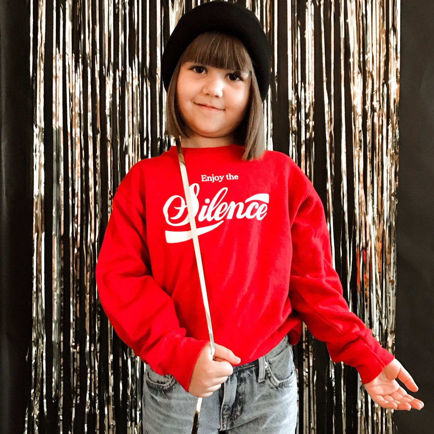 Enjoy The Silence Sweatshirt for Kids - Baby Teith