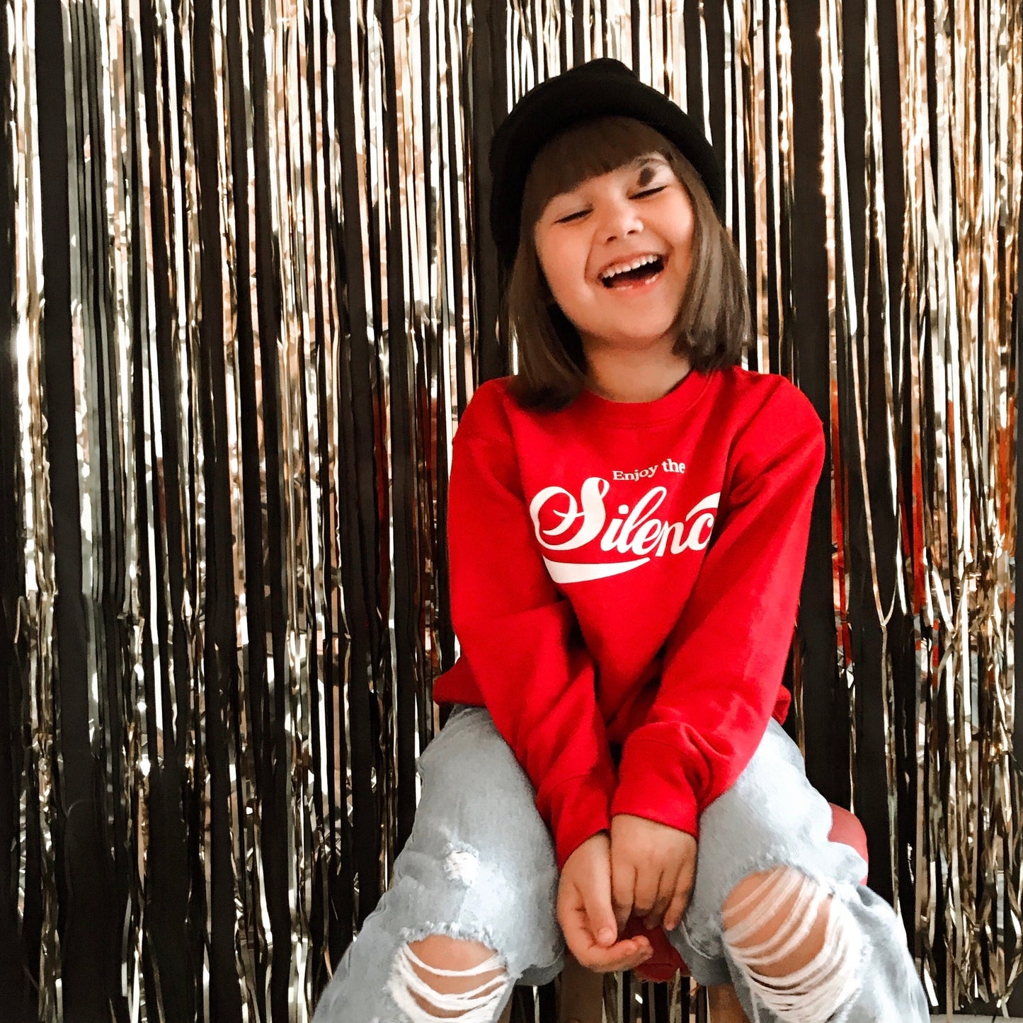 Enjoy The Silence Sweatshirt for Kids - Baby Teith