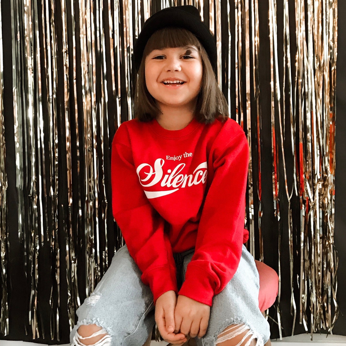 Enjoy The Silence Sweatshirt for Kids - Baby Teith