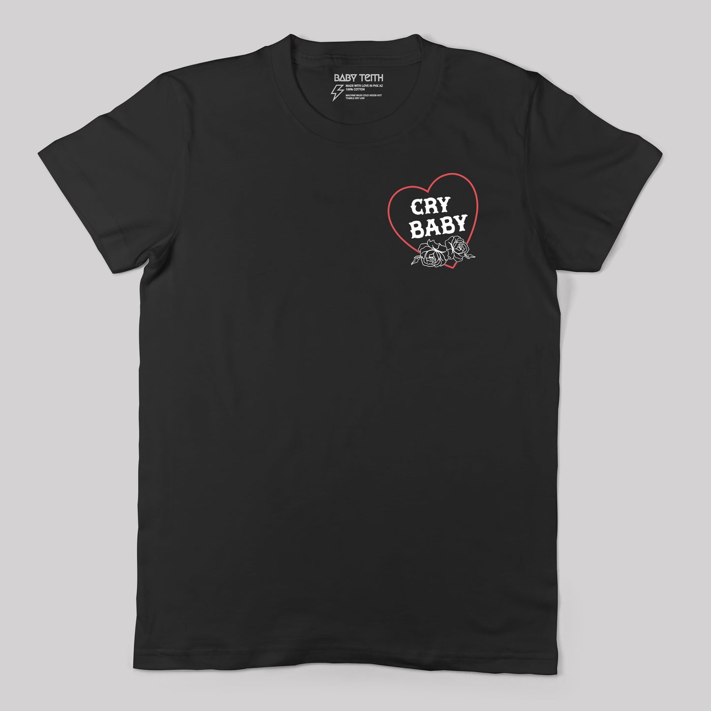 Cry Baby Unisex Tee for Adults - Baby Teith