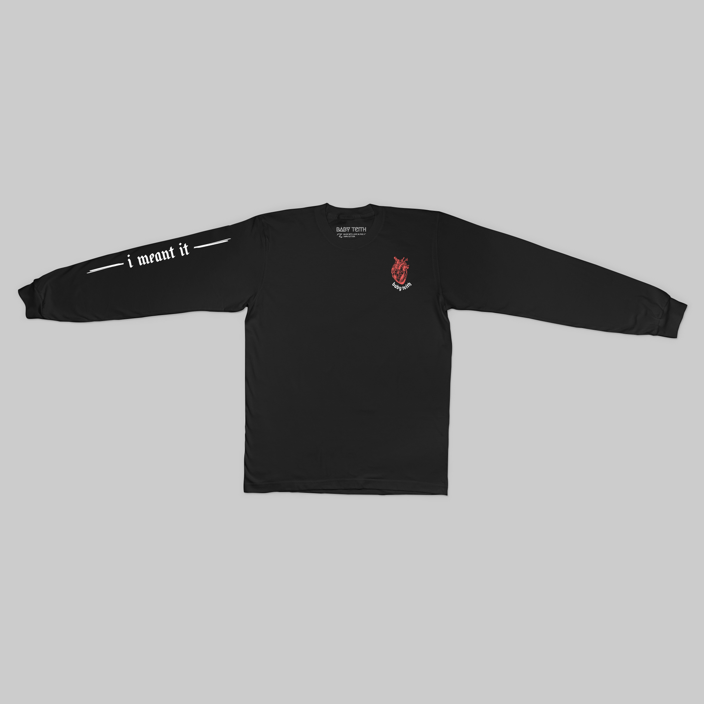 Last Christmas Long Sleeve Adult Tee - Baby Teith