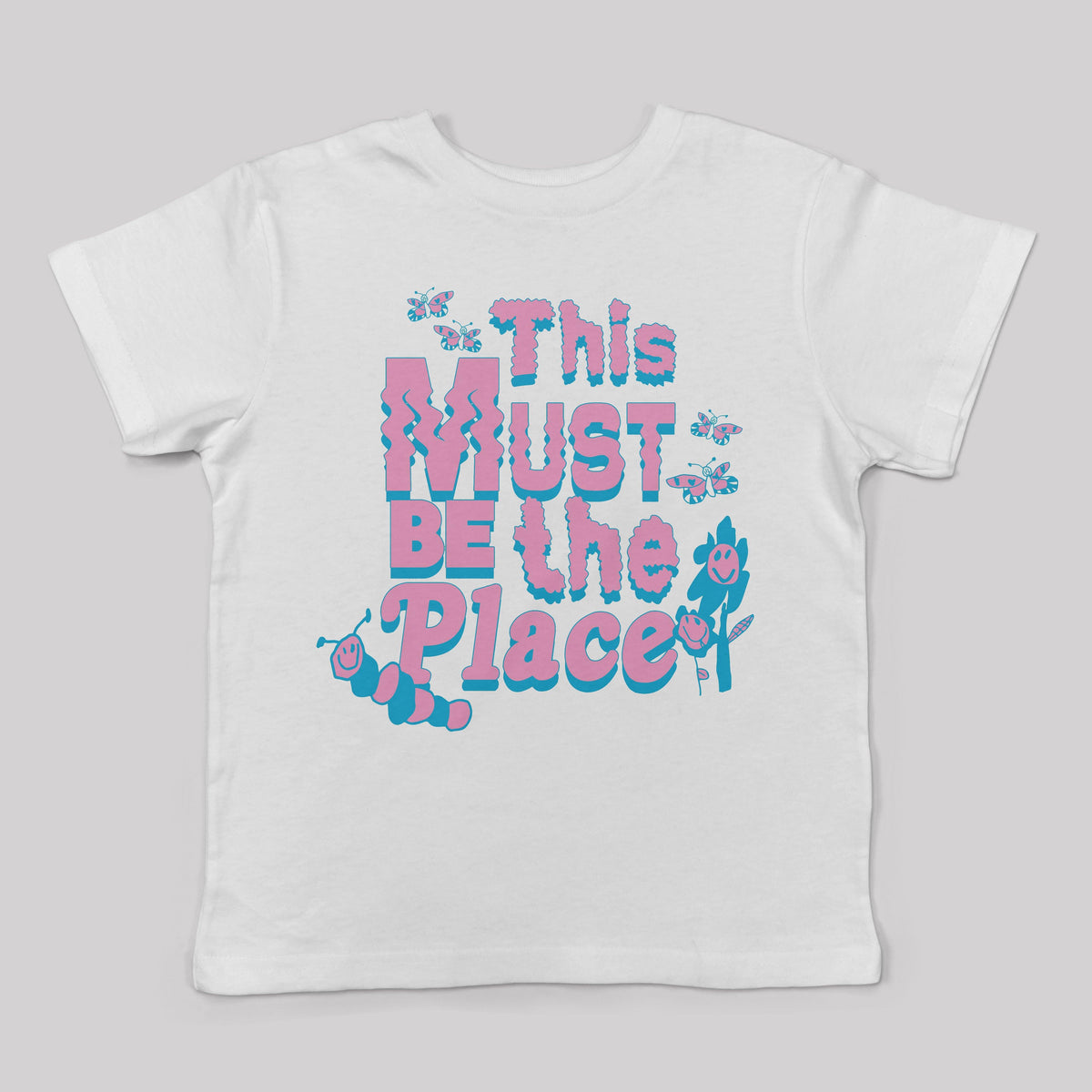 This Must Be The Place Tee for Kids in White - Baby Teith