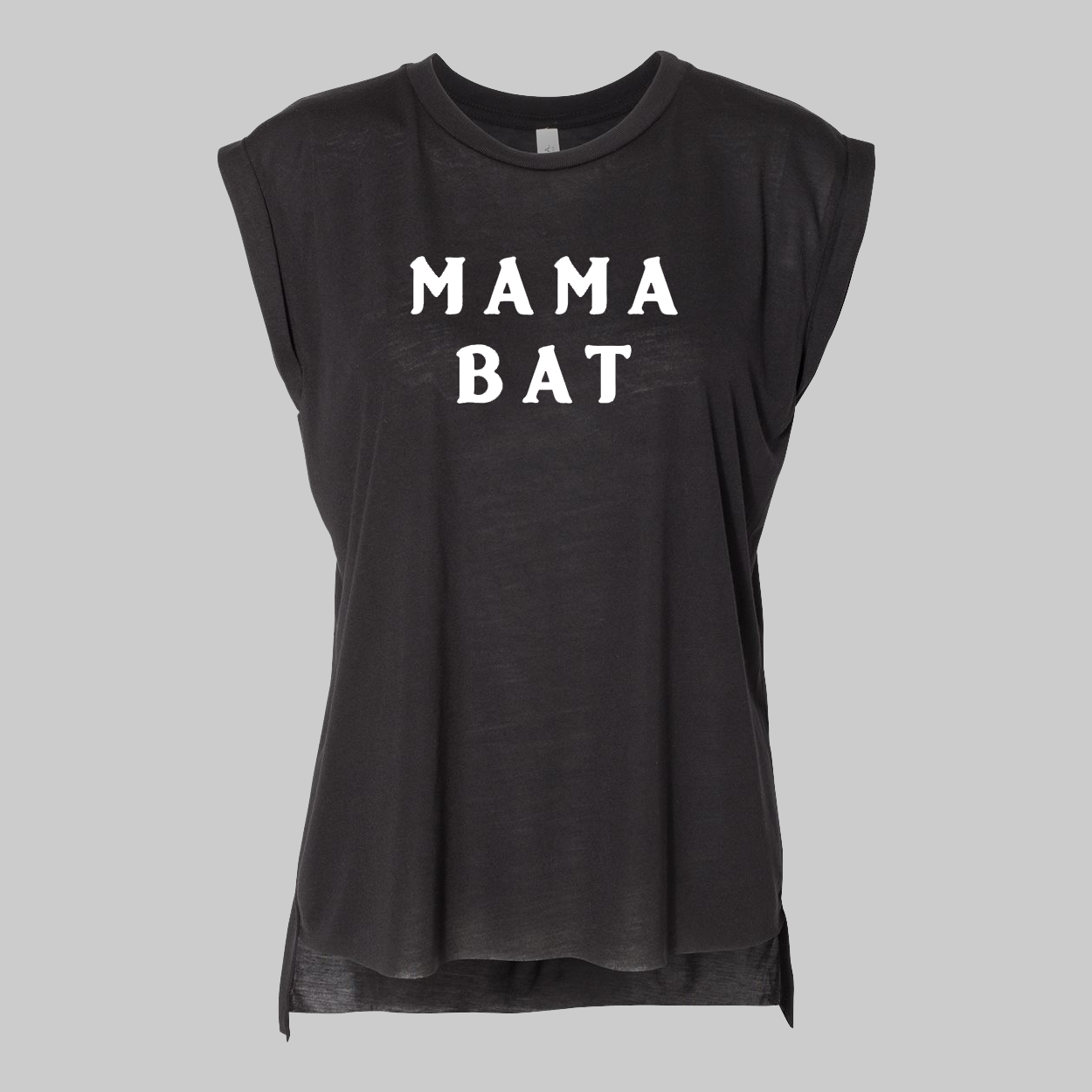 Mama Bat Muscle Tee - Baby Teith