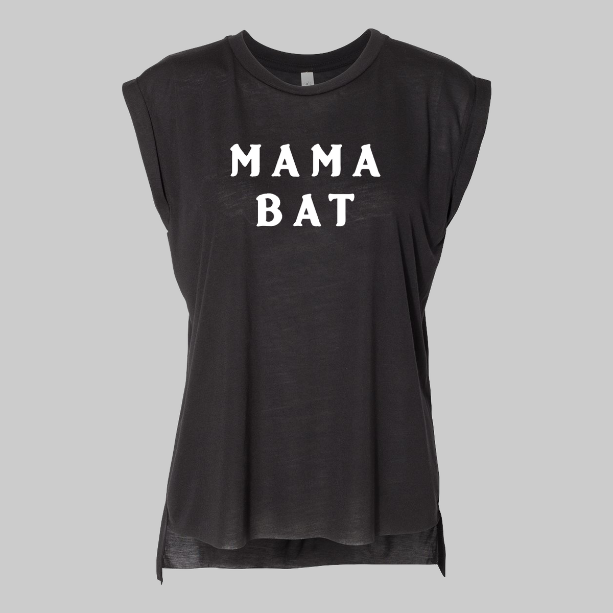 Mama Bat Muscle Tee - Baby Teith