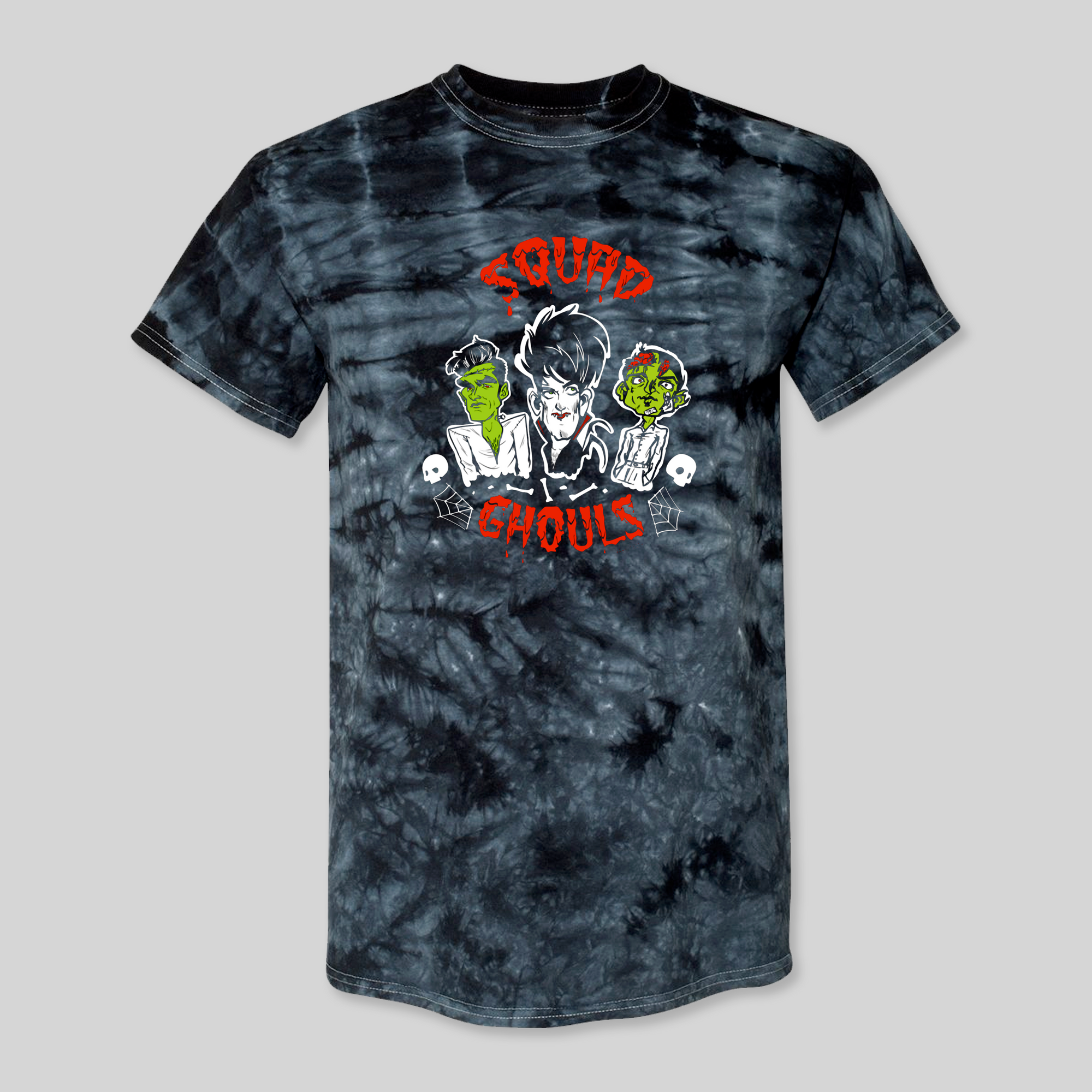 Squad Ghouls  Unisex Tie Dye Tee for Adults