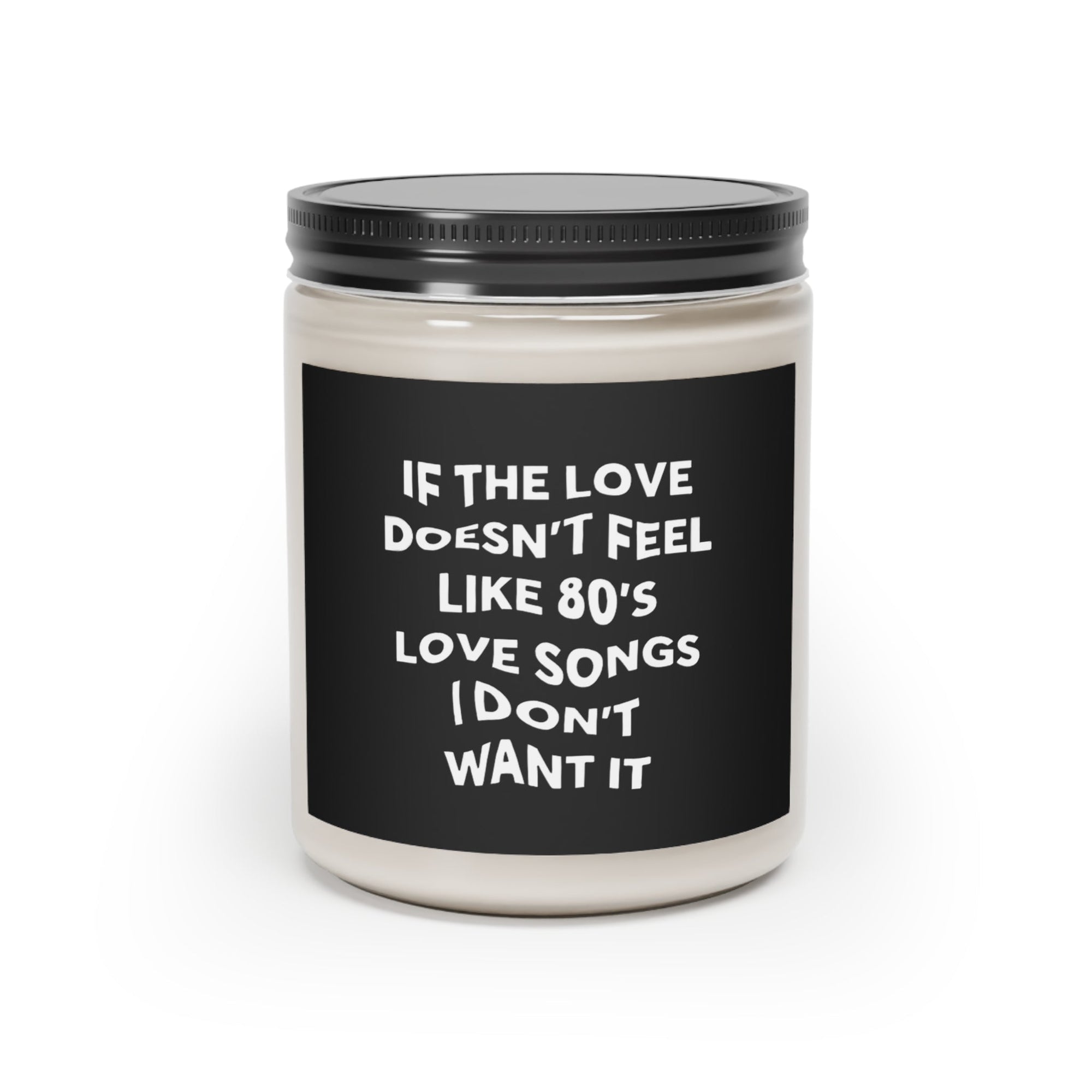 80&#39;s Love Songs Hand-Poured Vegan Candle