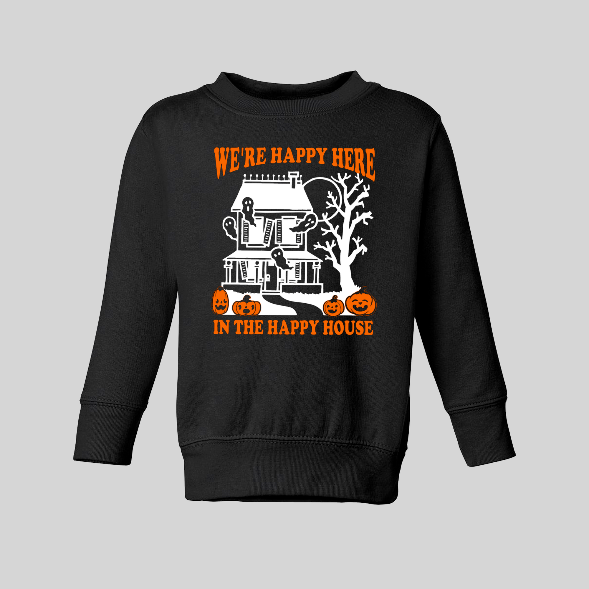 Happy Haunted House Sweatshirt for Kids