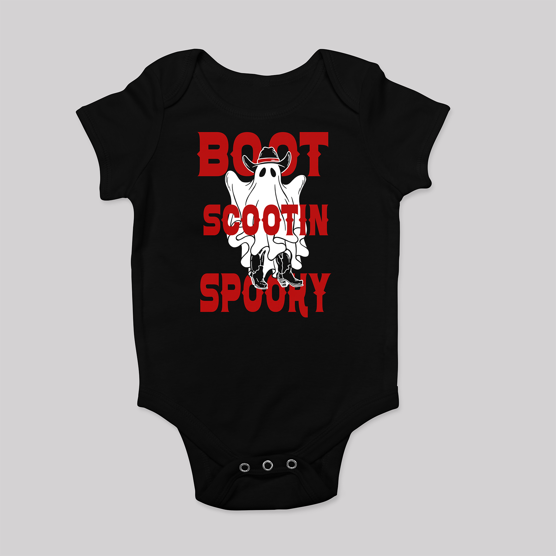 Boot Scootin Spooky Bodysuit for Babies