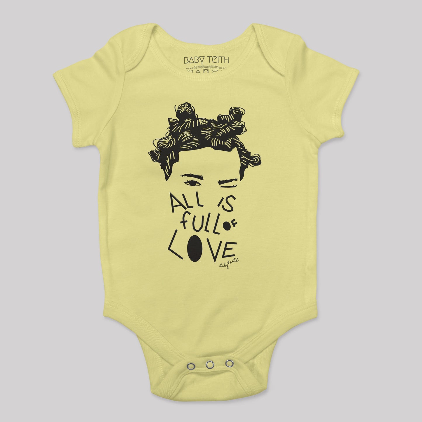 "All is Full of Love" Bodysuit - Baby Teith