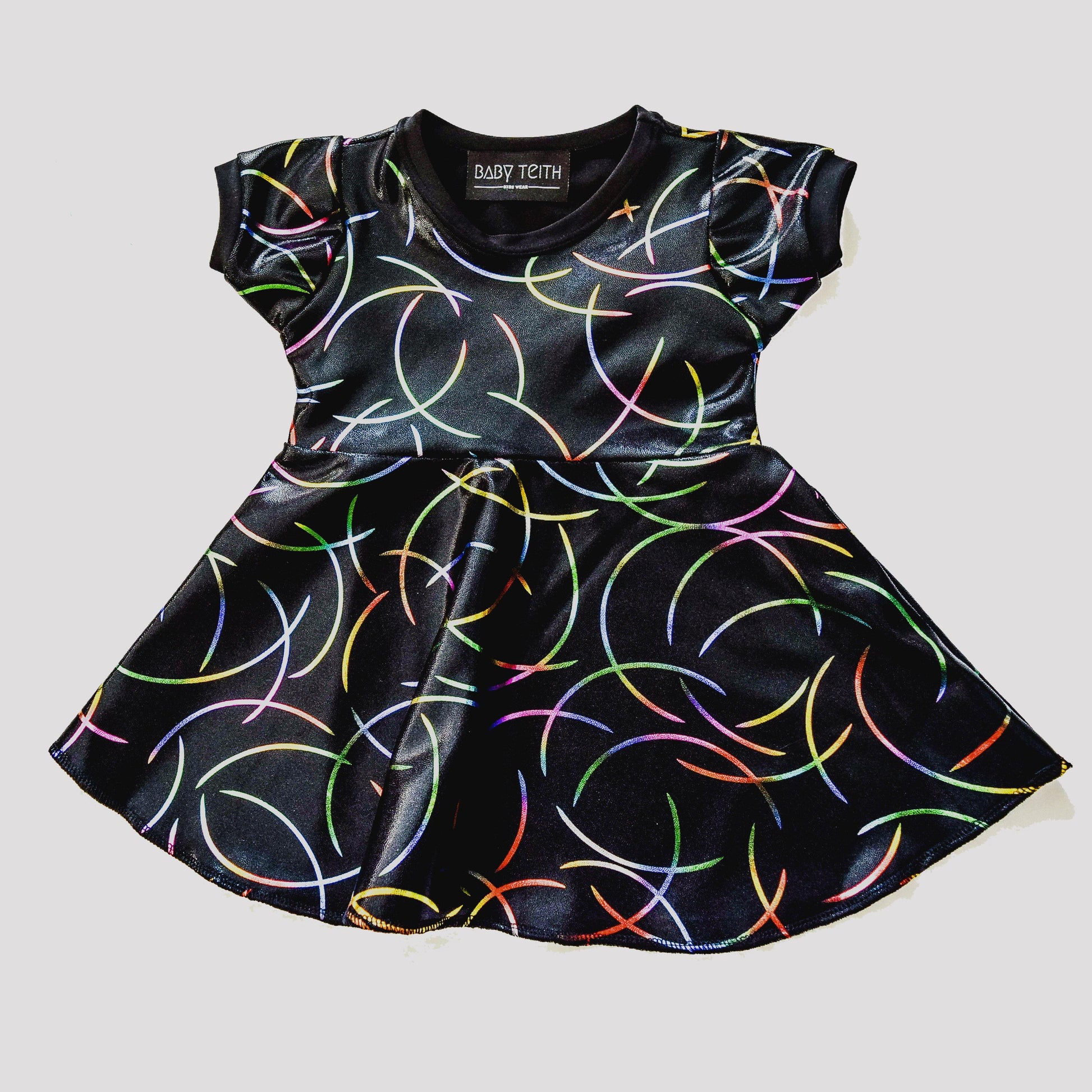 Chromatic Rainbow Skater Dress - Baby Teith