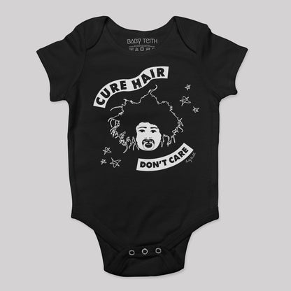 "Cure Hair Don't Care" Bodysuit for Babies - Baby Teith