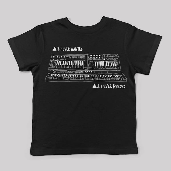 All I Ever Wanted Synth Tee for Kids Inspired by Depeche Mode