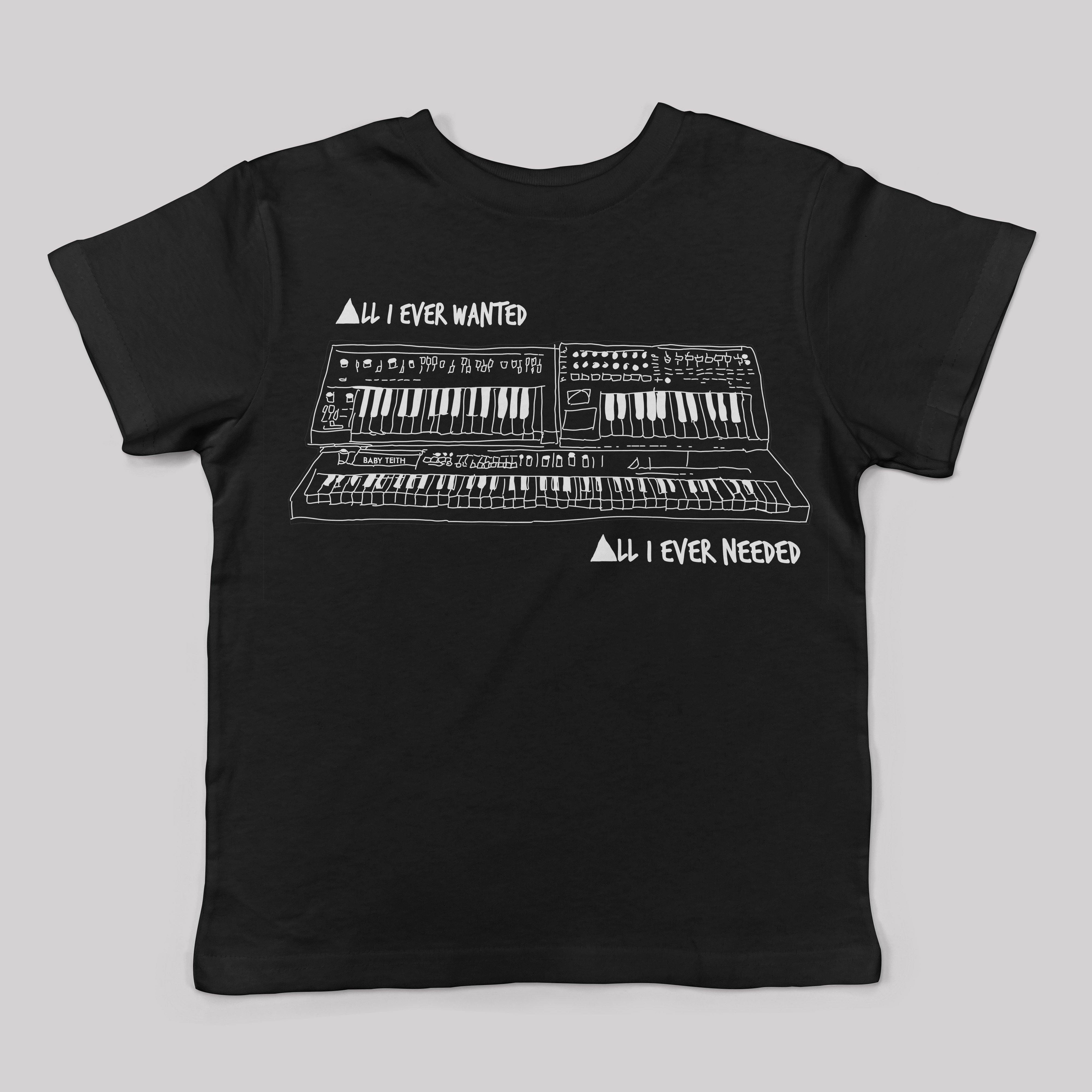 "All I Ever Wanted" Synth tee Inspired by Depeche Mode