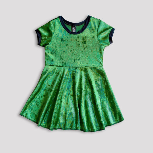 The Emerald City Skater Dress for Girls - Baby Teith