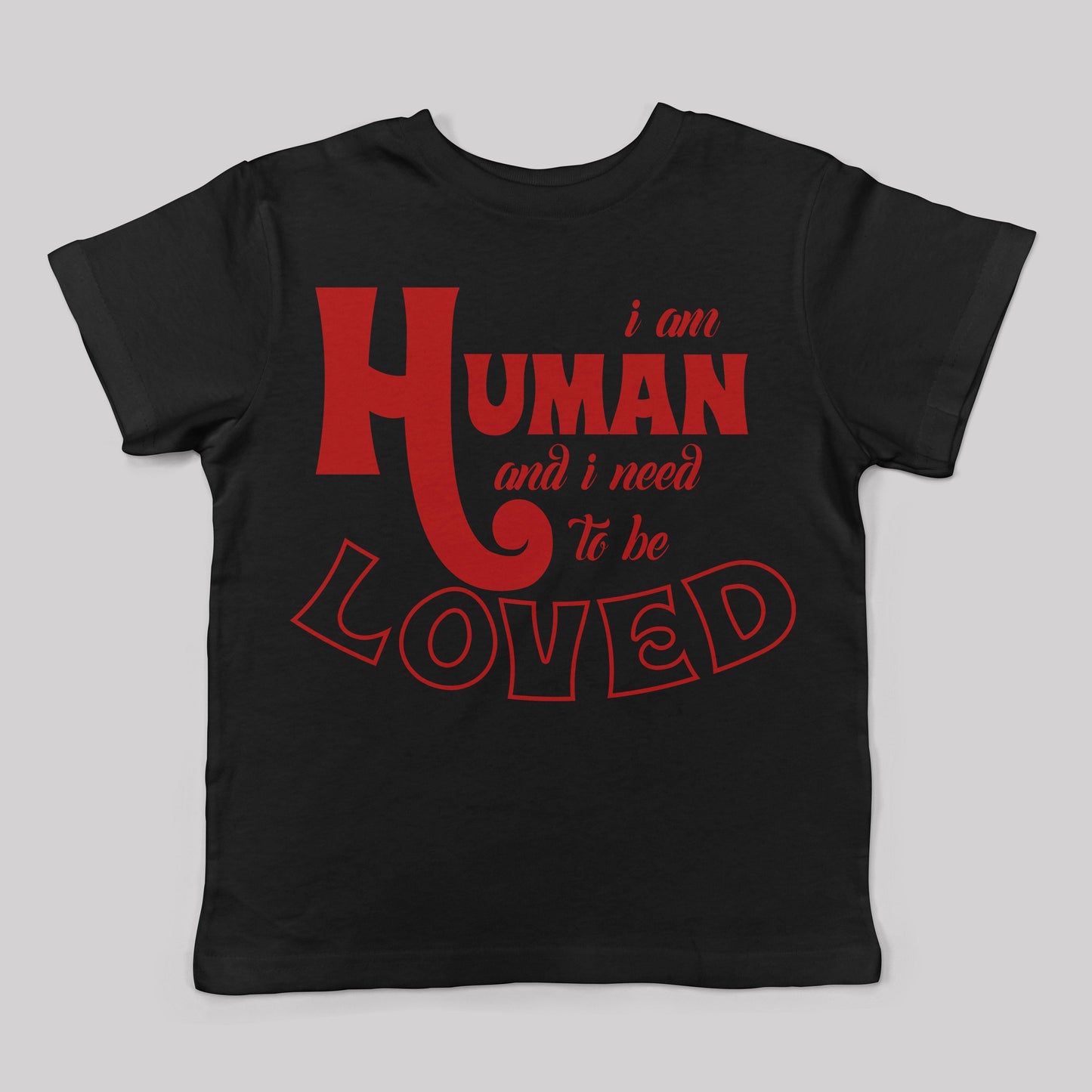 "I am Human" Tee for Kids (5 Colors) - Baby Teith