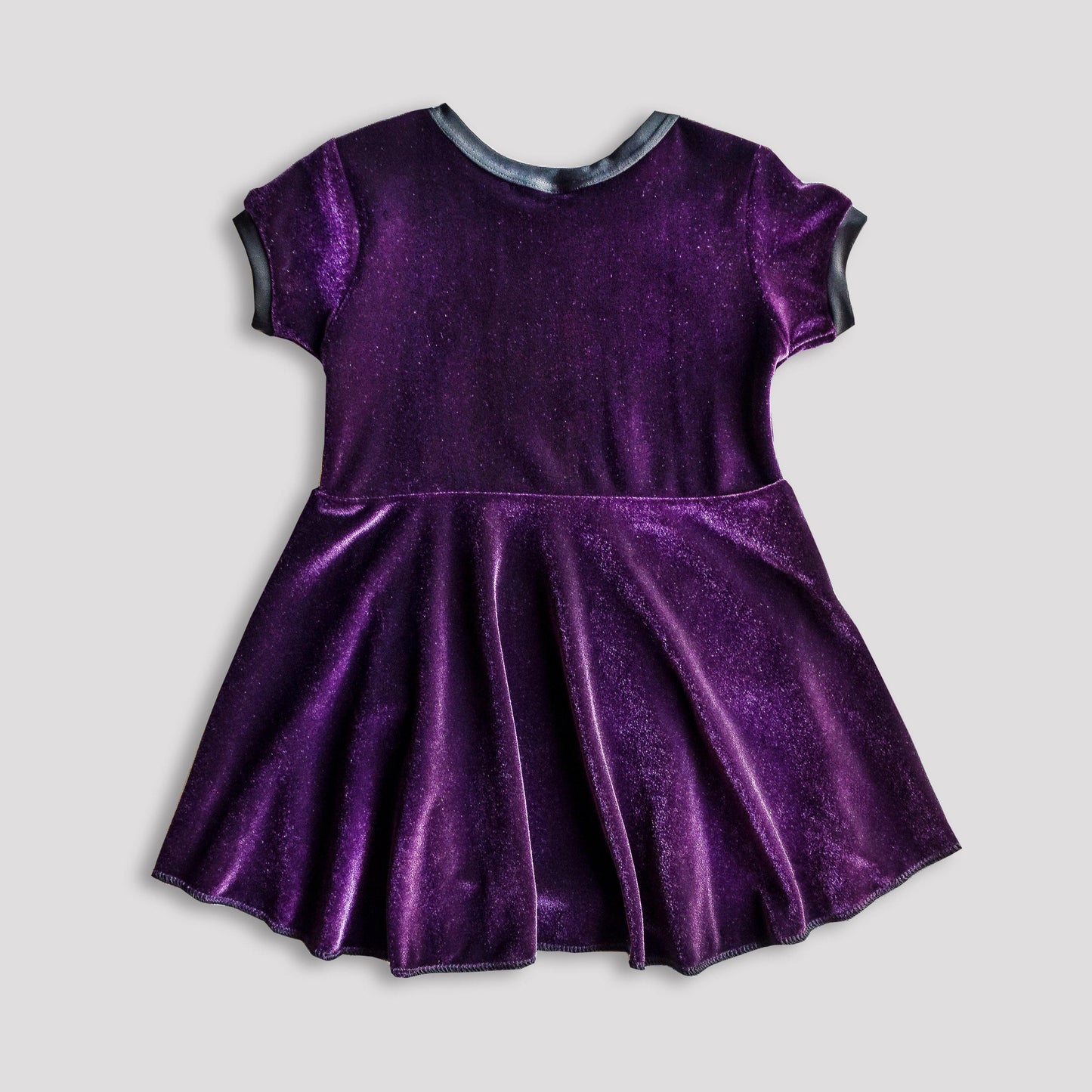 Moody Vibes Velvet Skater Dress - Baby Teith