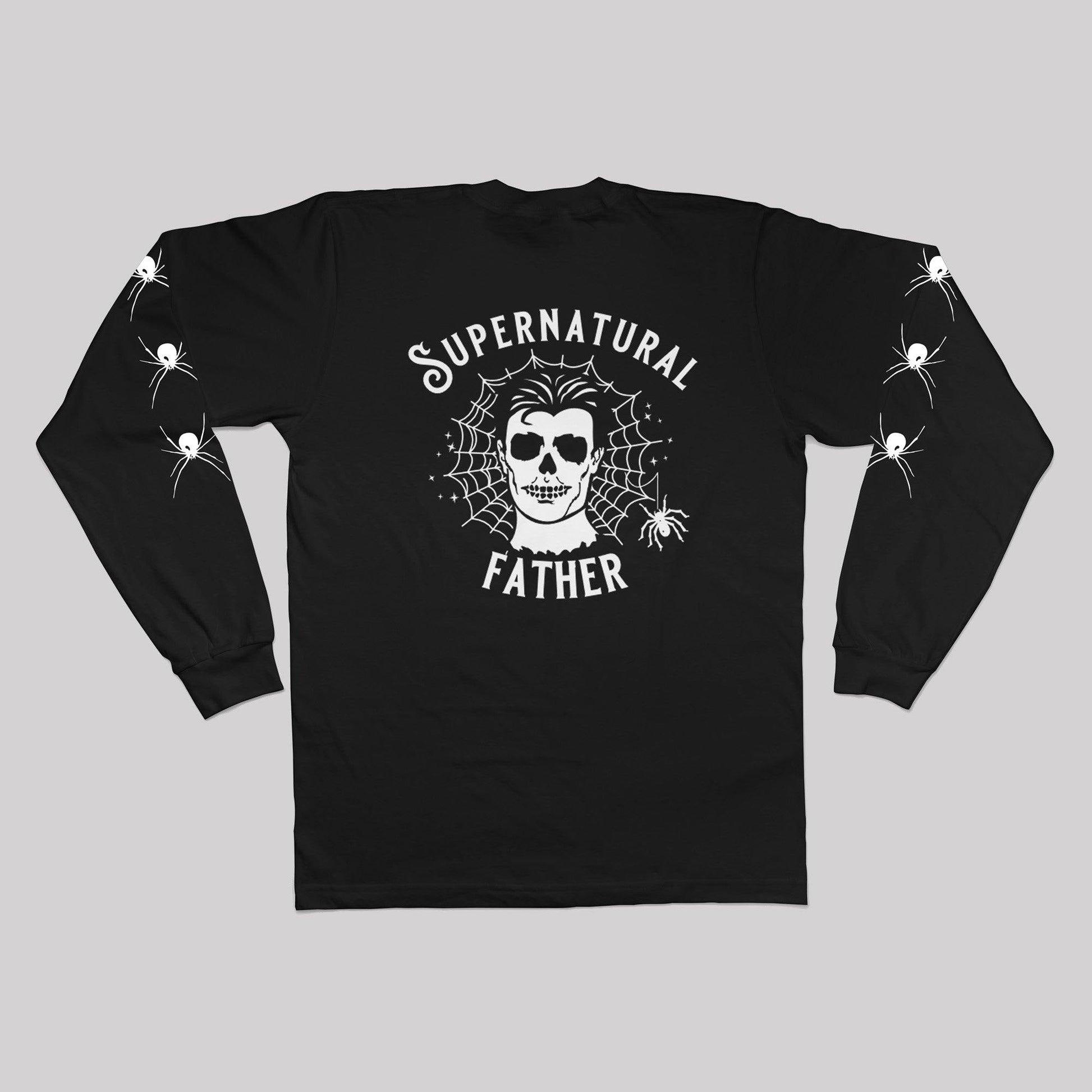 Supernatural Father Long Sleeve Tee - Back Print - Baby Teith