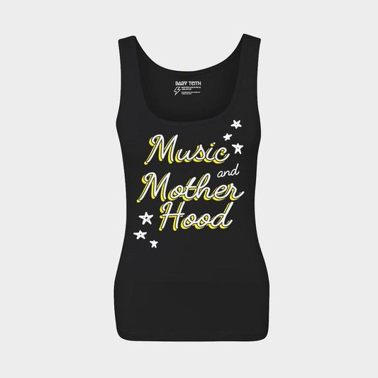 Music and Motherhood Tank - Baby Teith