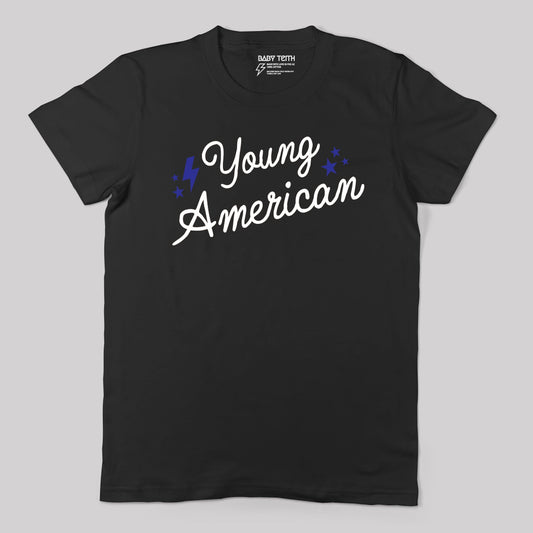 Young American Unisex Tee for Adults - Baby Teith