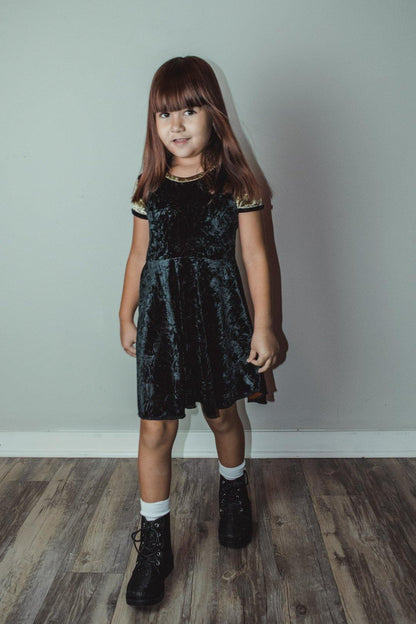 Mazzy Velvet Dress - Baby Teith