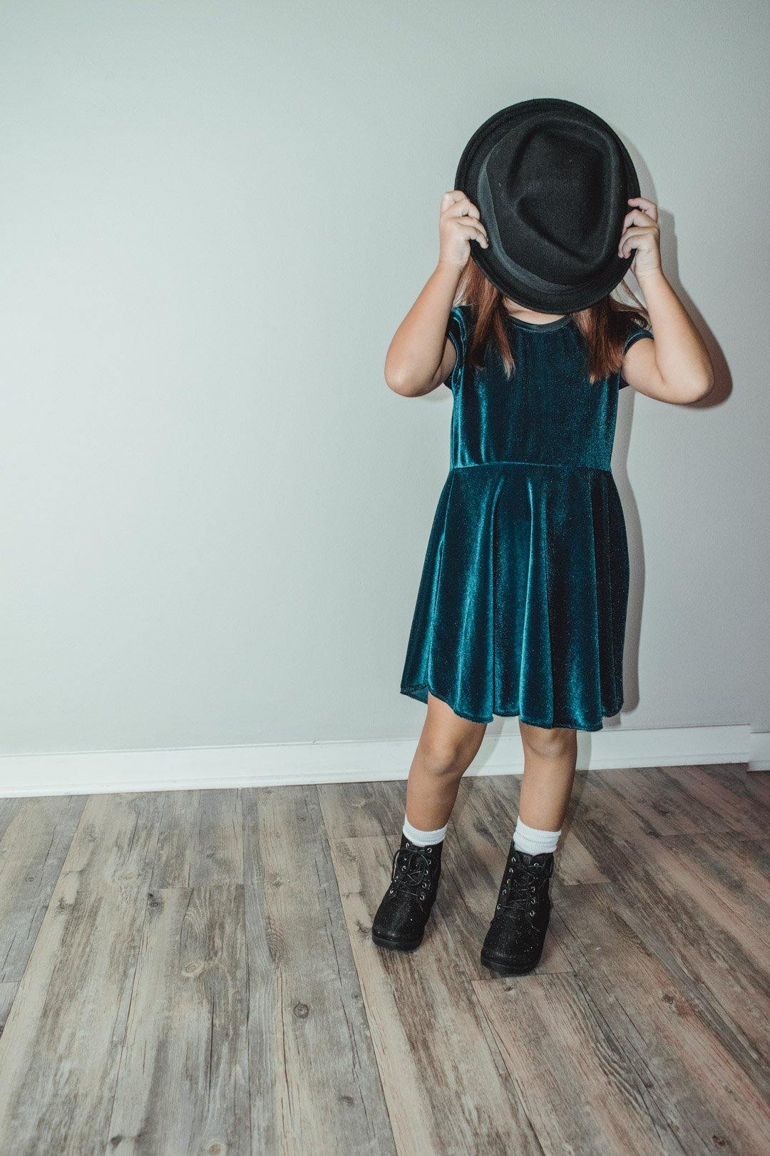 Vapour Trail Velvet Dress (Limited Available) - Baby Teith