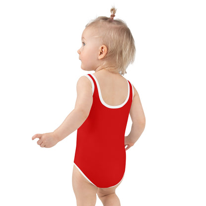 Enjoy the Silence Kids Swimsuit - Red