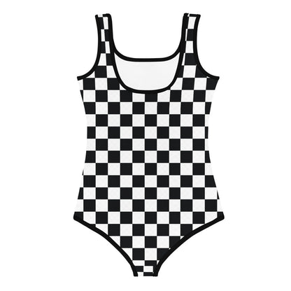 Rebel Kid Swimsuit - Checkered Print