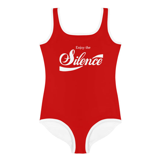 Enjoy the Silence Kids Swimsuit - Red