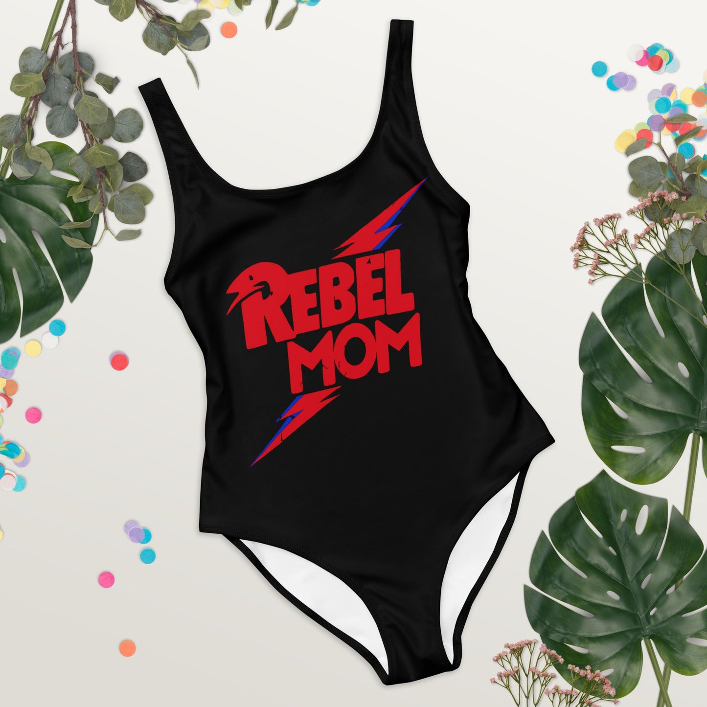 Rebel Mom One-Piece Swimsuit