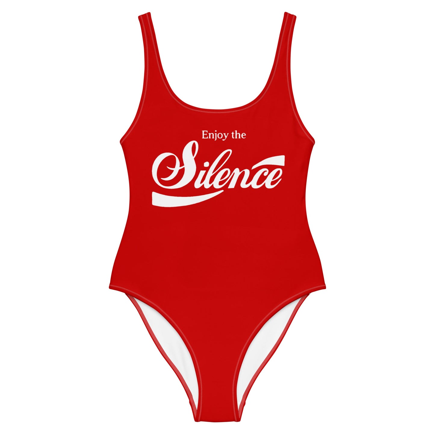 Enjoy the Silence One-Piece Swimsuit - Red