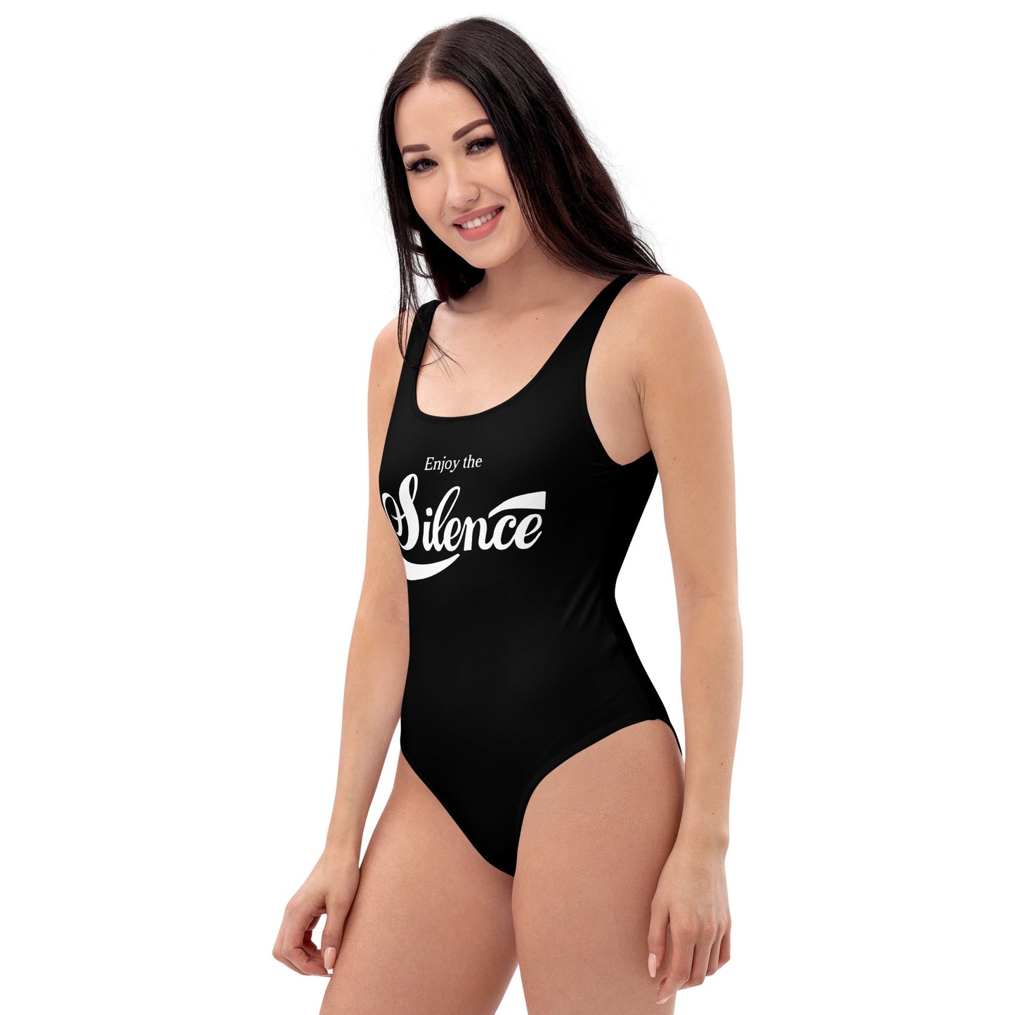 Enjoy the Silence One-Piece Swimsuit - Black