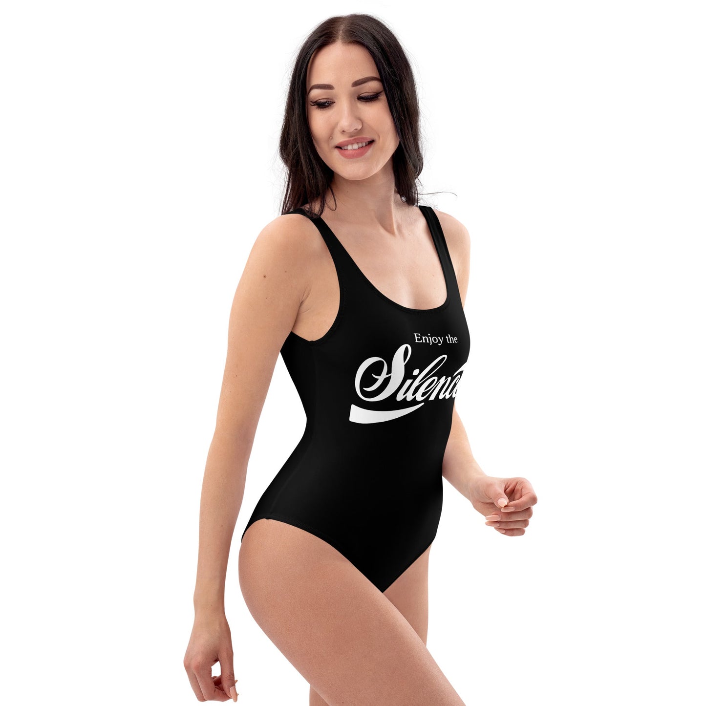 Enjoy the Silence One-Piece Swimsuit - Black