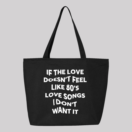 80 Love Songs Tote Bag - Baby Teith