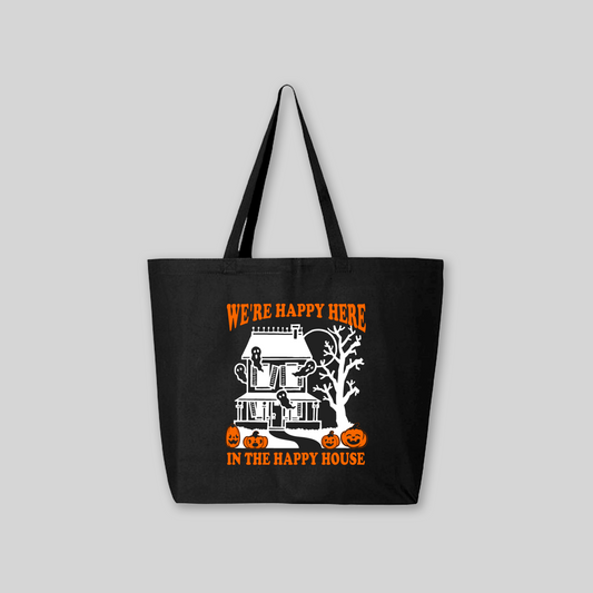 Happy Haunted House Tote Bag - Baby Teith