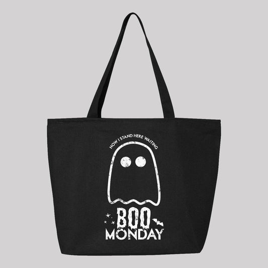 Boo Monday Canvas Tote Bag - Baby Teith