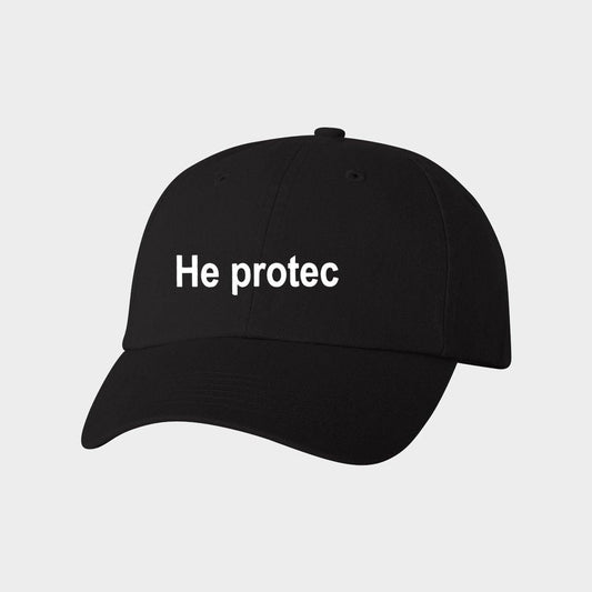 He Protec Canvas Baseball Hat for Adults - Baby Teith